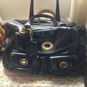 COACH LTD ED PEYTON LEGACY PATENT LEATHER PURSE